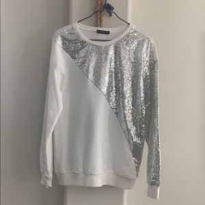 Sequin sweatshirt